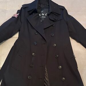Elegant Black Trench Coat